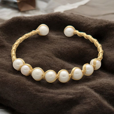 "Wrika Pearl Bracelet - JPSEP-24-267 - Click here to View more details about this Product
